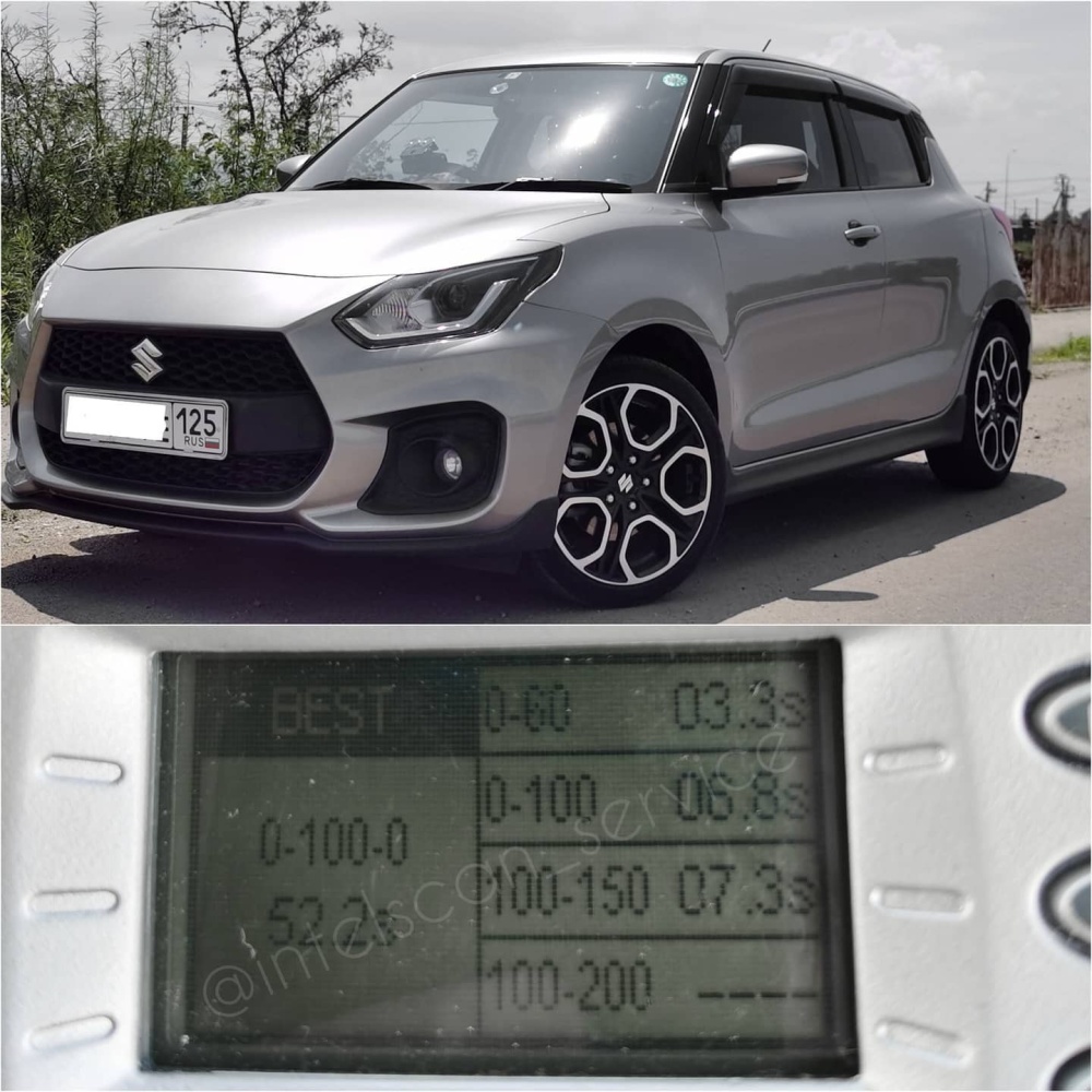 Suzuki Swift 1400сс 140л.с замер разгона