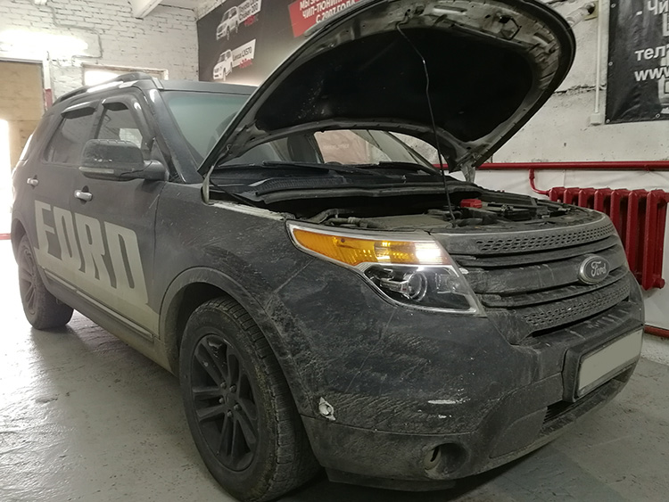 Ford Explorer 3500 чиптюнинг и евро2